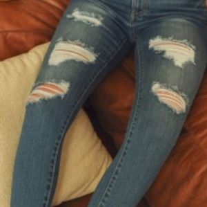 Wax jeans 👖push-up high rise